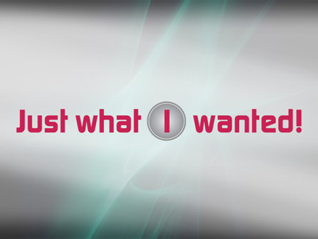 Just What I Wanted Logo