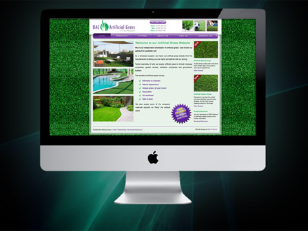 DAC Artificial Grass Website [Click main image to view]