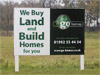 Go Homes Land Signage